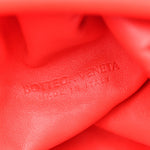 Nappa Maxi Intrecciato The Pouch Oversized Clutch Bright Red