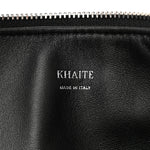 Glossy Calfskin Eelskin Embossed Medium Olivia Hobo Black