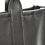 Grained Calfskin Medium The Tote Bag Black