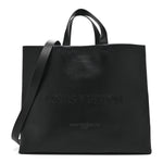 Calfskin Shopper Tote MM Black