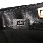 Monogram Large Punch Tote Black