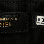 Patent Calfskin Quilted Mini Flap Black