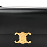Shiny Calfskin Medium Triomphe Black