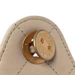 Caviar Quilted Small Chanel 25 Handbag Beige