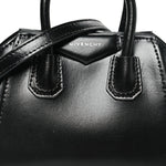 Shiny Lord Calfskin Micro Antigona Black