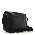 Imprime Monogram Medium Double Buckle Flap Messenger Bag Black