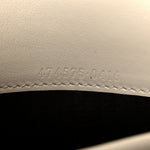 Calfskin Matelasse GG Marmont Chain Wallet Mystic White