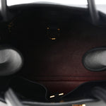 Polished Saddle Calfskin Soft Margaux 12 Black
