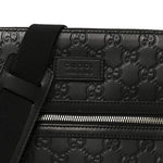Guccissima Signature Small Messenger Bag Black