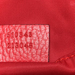 Nylon Monogram Medium Light Single Buckle Backpack Vibrant Red