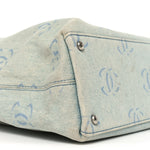 Denim Large CC Tote Light Blue