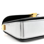 Metallic Calfskin Concerto Bag SIlver