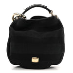 Raffia Large Sky Hobo Black