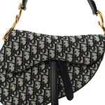 Oblique Saddle Bag Blue