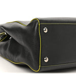 Vitello Elite Apple Charm Petite 2Jours Tote Black