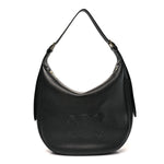 Supple Calfskin Cuir Triomphe Medium Heloise Shoulder Bag Black