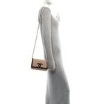 Caviar Quilted CC Filigree Wallet On Chain WOC Beige Black