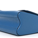Epi Twist Shoulder Bag MM Blue Jean