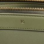 Satinated Calfskin Medium 16 Top Handle Bag Sage