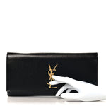 Grain De Poudre Monogram Cassandre Clutch Black
