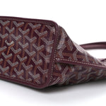 Goyardine Reversible Mini Anjou Burgundy