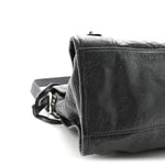 Agneau Classic Silver Hardware City Gris Fossile