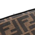 Fabric Jacquard FF 1974 Mini Baguette Tobacco Moro Black