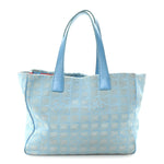 Nylon Travel Large Tote Blue