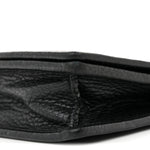 Pebbled Calfskin Soho Wallet On Chain Black