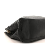 Pebbled Calfskin Medium Soho Chain Shoulder Bag Black