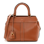 Calfskin Small Cabas De France Tan