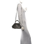 Saddle Calfskin Mini Devon Bag Koala Grey