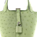 Ostrich Micro Picotin Lock Vert Criquet