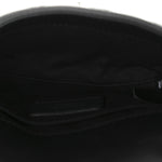 Calfskin Quilted CC Uniform Flap Belt Bag Black