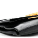 Calfskin Natalia Convertible Clutch Black