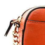 Calfskin Micro Hale Crossbody Amber Orange