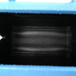 Snakeskin Small Postal Bag Sky Blue