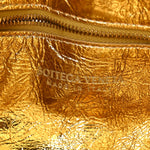 Mirror Lambskin Maxi Intreccio Padded Cassette Crossbody Bag Gold