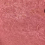 Derby Calfskin House Check Medium Banner Tote Mauve Pink