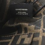 Fabric Jacquard FF 1974 Mini Baguette Tobacco Moro Black