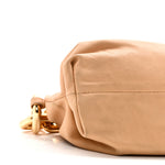 Calfskin Teen Chain Pouch Almond