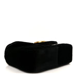 Velvet Matelasse Mini GG Marmont Shoulder Bag  Black