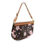 Monogram Cherry Blossom Pochette Accessories Brown