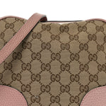 Monogram Mini Bree Messenger Bag Beige Soft Pink