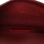 Lambskin Quilted Small Boy Flap Burgundy