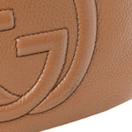Pebbled Calfskin Small Soho Disco Bag Camelia