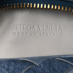Nappa Denim Effect Intrecciato Mini Jodie Denim