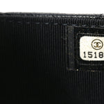 Lambskin Quilted Wallet On Chain WOC Black
