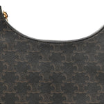 Triomphe Canvas Calfskin Ava Shoulder Bag Tan
