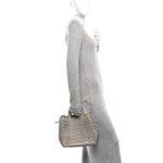 Lux Calfskin Vienne Wave Mina 25 Bag Perle